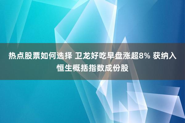 热点股票如何选择 卫龙好吃早盘涨超8% 获纳入恒生概括指数成份股