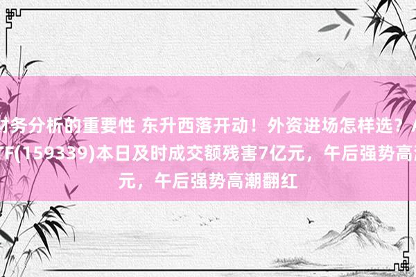 财务分析的重要性 东升西落开动！外资进场怎样选？A500ETF(159339)本日及时成交额残害7亿元，午后强势高潮翻红